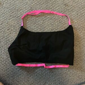 Adika Open Back Black Top